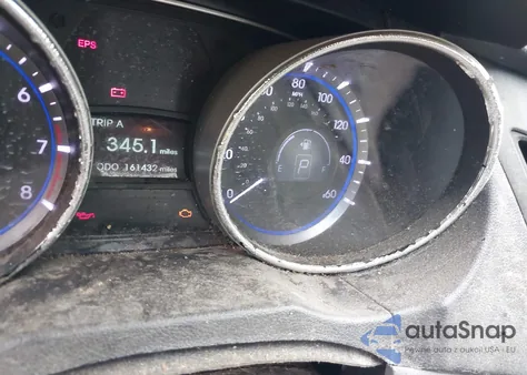 2013 Hyundai Sonata Gls z USA, uszkodzony, nr VIN 5NPEB4ACXDH761028